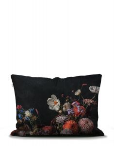 ESSENZA Bouquet Anthracite Pillowcase 60 x 70 cm