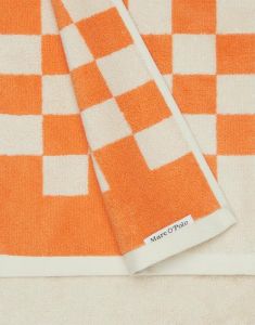 Marc O'Polo Checker Melon Towel 70 x 140 cm