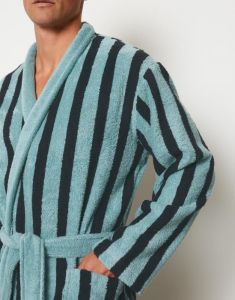 Marc O'Polo Heritage Men Aquamarine Bathrobe XL