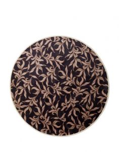 ESSENZA Juliette Zwart Carpet round small 90