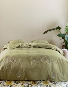 ESSENZA Lauren Green Duvet cover 155 x 220