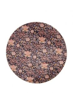 ESSENZA Ophelia Blauw Carpet round 180