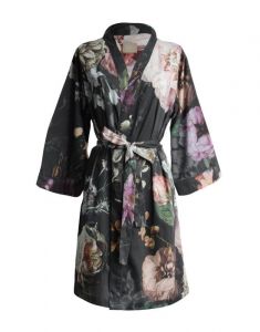 ESSENZA Sarai Fleur Festive Zwart Kimono L