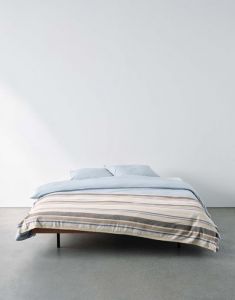 Marc O'Polo Tove Powder blue Duvet cover 200 x 200 cm