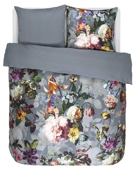 ESSENZA Fleur Faded Blue Duvet cover 240 x 220