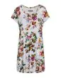 ESSENZA Isa Fleur Grey Nightdress short sleeve XS